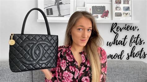 chanel medallion tote outfit|chanel medallion tote review.